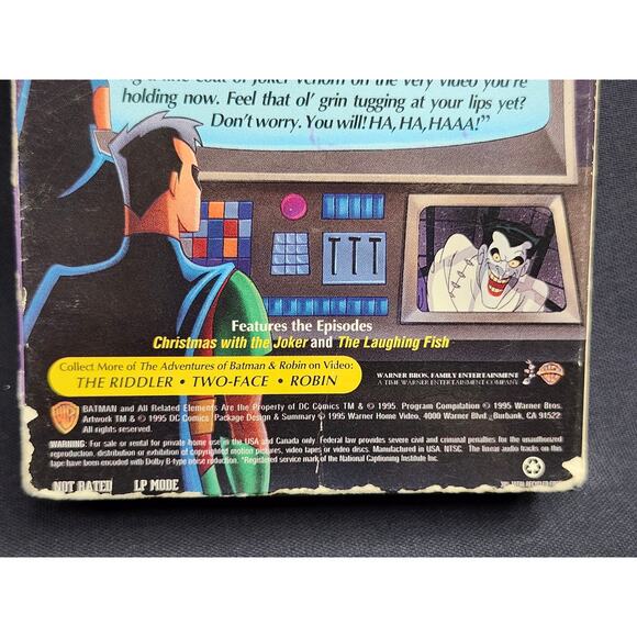 The Adventures of Batman and Robin "THE JOKER" & "ROBIN" on VHS - Picture 8 of 8